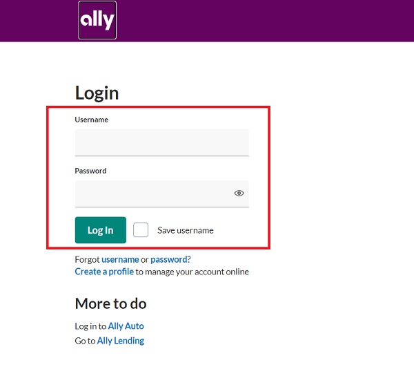 Ally Invest Login