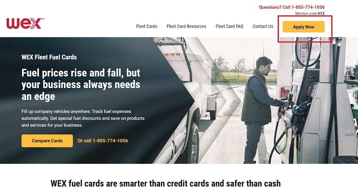 Apply for WEX FlexCard